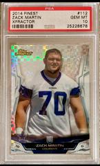 Zack Martin [Xfractor] #112 Football Cards 2014 Topps Finest Prices