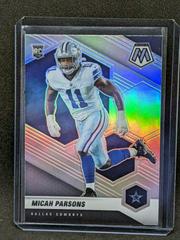 Micah Parsons [No Huddle Silver Mosaic] #362 Football Cards 2021 Panini Mosaic Prices