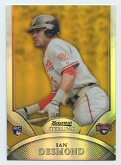 Ian Desmond [Refractor] #29 Baseball Cards 2010 Bowman Sterling Prices