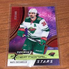 Mats Zuccarello [Purple] Hockey Cards 2021 Upper Deck Synergy Exceptional Stars Prices