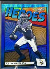 Justin Jefferson [Blue] #H-10 Football Cards 2022 Panini Prestige Heroes Prices