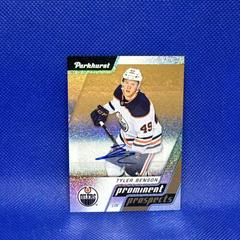 Tyler Benson [Autograph Gold] #PP5 Hockey Cards 2020 Parkhurst Prominent Prospects Prices