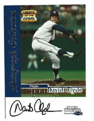 David Clyde Baseball Cards 1999 Sports Illustrated Greats of the Game Autographs Prices