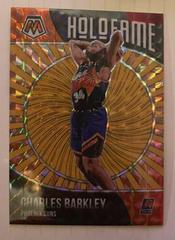 Charles Barkley [Reactive Yellow Mosaic] Basketball Cards 2020 Panini Mosaic HoloFame Prices