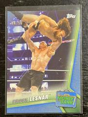 Brock Lesnar [Blue] Wrestling Cards 2019 Topps WWE Money in the Bank Prices