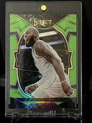 LeBron James [Neon Green] Basketball Cards 2022 Panini Select Prices