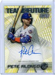 Pete Alonso Baseball Cards 2022 Stadium Club Team of the Future Autographs Prices
