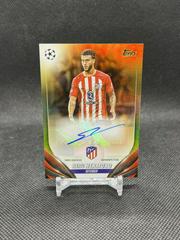 Mario Hermoso [Gold Foilboard] #A-MH Soccer Cards 2023 Topps UEFA Club Autograph Prices