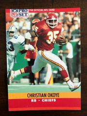 Christian Okoye Football Cards 1990 Pro Set Prices