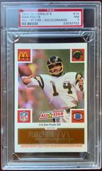 Dan Fouts [Gold, Orange] Football Cards 1986 McDonald's All Stars Prices