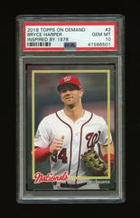 Bryce Harper Baseball Cards 2018 Topps on Demand Inspired By 1978 Prices