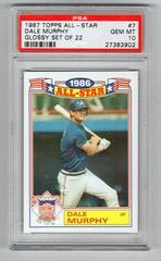 Dale Murphy #7 Baseball Cards 1987 Topps All Star 22 Prices