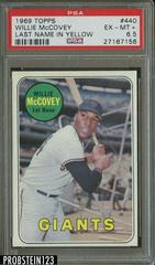 Willie McCovey [Last Name in Yellow] Baseball Cards 1969 Topps Prices