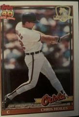 Chris Hoiles #42 Baseball Cards 1991 Topps Desert Shield Prices