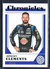 Jeremy Clements [Purple] #17 Racing Cards 2023 Panini Chronicles NASCAR Prices
