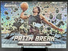 Scoot Henderson [Mojo] #20 Basketball Cards 2023 Panini Prizm Draft Picks Break Prices
