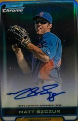 Matt Szczur [Autograph Gold Refractor] Baseball Cards 2012 Bowman Chrome Prospects Prices
