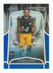 George Pickens [Spectrum Blue] Football Cards 2022 Panini Absolute Introductions Prices