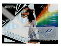 Jackson Holliday [Autograph Silver] Baseball Cards 2022 Panini Prizm Draft Picks Prizmatic Prices