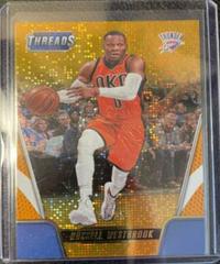 Russell Westbrook [Dazzle Orange] Basketball Cards 2016 Panini Threads Prices