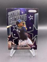 Ronald Acuna Jr. [Silver Prizm] Baseball Cards 2022 Panini Prizm Star Gazing Prices