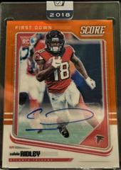 Calvin Ridley [Signature First Down] #447 Football Cards 2018 Panini Honors Score Update Rookies Prices