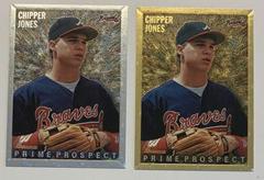 Chipper Jones [Foil] Baseball Cards 1995 Bowman Gold Foil Prices