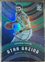 Jayson Tatum [Green] #13 Basketball Cards 2022 Panini Donruss Optic Star Gazing Prices