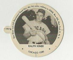 Ralph Kiner Baseball Cards 1954 Dixie Lids Prices