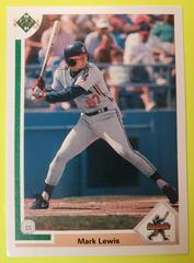 Mark Lewis Baseball Cards 1991 Upper Deck Prices
