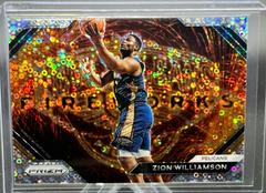 Zion Williamson [Fast Break] #10 Basketball Cards 2023 Panini Prizm Fireworks Prices