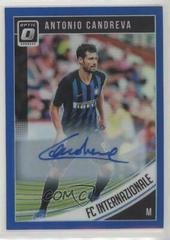 Antonio Candreva [Optic Autograph Blue] Soccer Cards 2018 Panini Donruss Prices