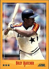Billy Hatcher #505 Baseball Cards 1988 Score Prices