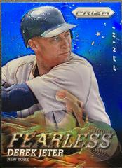 Derek Jeter [Blue Prizm] #F3 Baseball Cards 2013 Panini Prizm Fearless Prices