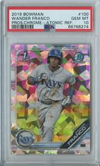 Wander Franco [Atomic Refractor] #BCP-100 Baseball Cards 2019 Bowman Chrome Prospects Prices