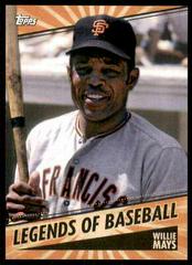 Willie Mays #LOB-13 Baseball Cards 2021 Topps Opening Day Legends of Baseball Prices