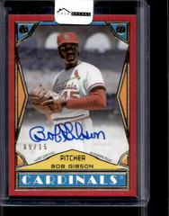 Bob Gibson [Red] Baseball Cards 2018 Topps Brooklyn Collection Autographs Prices