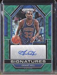 Grant Hill [Choice Green] #SIG-GHL Basketball Cards 2022 Panini Prizm Signatures Prices