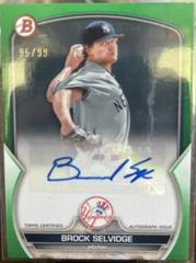 Brock Selvidge [Green] #PPA-BS Baseball Cards 2023 Bowman Paper Prospect Autographs Prices