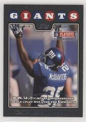 R.W. McQuarters Football Cards 2008 Topps Prices
