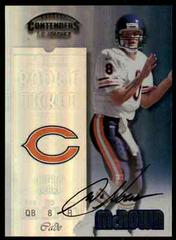 Cade McNown [Autograph] #168 Football Cards 1999 Playoff Contenders Prices