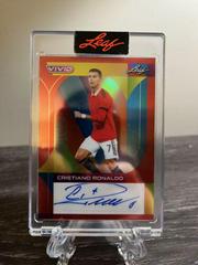Cristiano Ronaldo [Red] Soccer Cards 2022 Leaf Vivid Autographs Prices