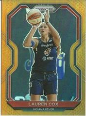 Lauren Cox [Orange Prizm] #1 Basketball Cards 2021 Panini Prizm WNBA Prices