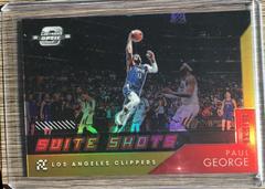 Paul George [Gold] #13 Basketball Cards 2021 Panini Contenders Optic Suite Shots Prices