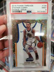 Stephen Curry [Dazzle Gold] Basketball Cards 2018 Panini Threads Prices