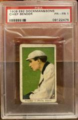 Chief Bender Baseball Cards 1909 E92 Dockman & Sons Prices
