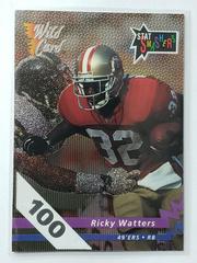 Ricky Watters [100 Stripe] Football Cards 1992 Wild Card Prices