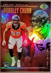 Bradley Chubb, Von Miller [Red] #3 Football Cards 2018 Panini Illusions Prices