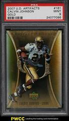 Calvin Johnson [Gold] #161 Football Cards 2007 Upper Deck Artifacts Prices