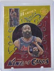 James Harden [Asia Red Yellow] #8 Basketball Cards 2021 Panini Illusions King of Cards Prices